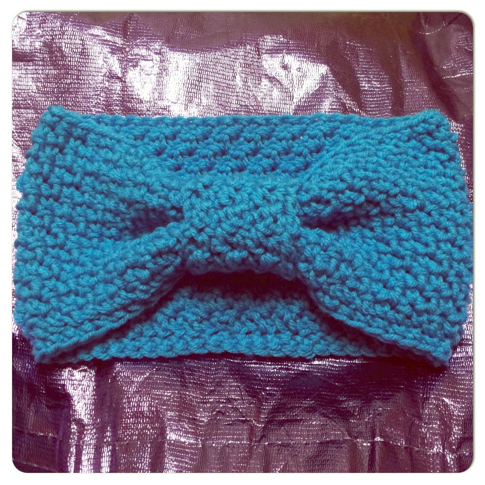 NEW! Handmade crocheted ear warmer with cinched middle